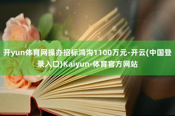 开yun体育网操办招标鸿沟1100万元-开云(中国登录入口)Kaiyun·体育官方网站