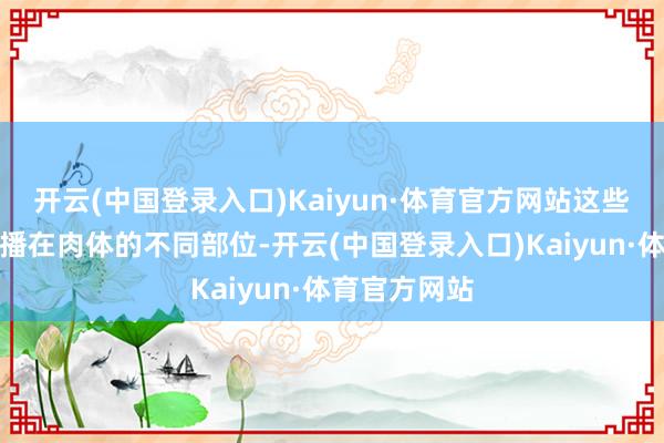 开云(中国登录入口)Kaiyun·体育官方网站这些征战不错散播在肉体的不同部位-开云(中国登录入口)Kaiyun·体育官方网站